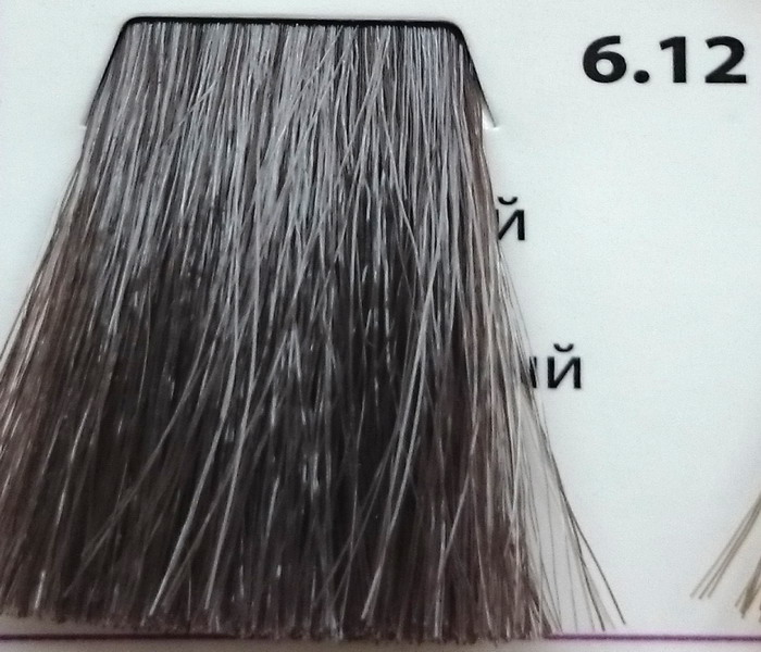 Крем-краска уход для волос 6.12 Темно-русый пепельно-перламутровый ,100 мл. от магазина HairKiss