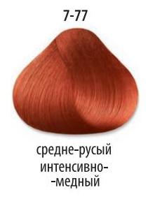 Стойкая крем-краска для волос "Делайт Триумфо" 7-77 средний русый интенсивный медный, 60 мл. от магазина HairKiss