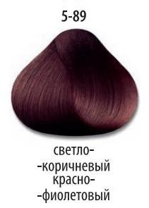 Стойкая крем-краска для волос "Делайт Триумфо" 5-89 светлый коричневый красный фиолетовый, 60 мл. от магазина HairKiss