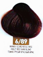 Масло для окрашивания волос без аммиака 6/89 темно-русый красный ирис, 50мл. от магазина HairKiss