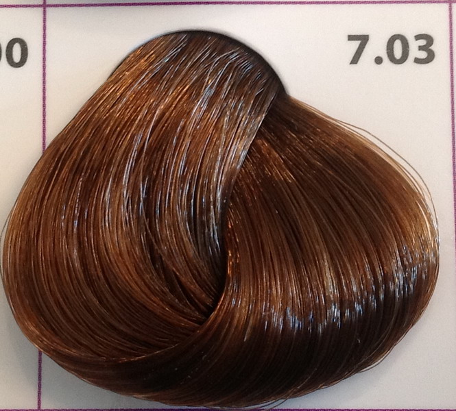 Крем-краска уход для волос 7.03 Средне-русый золотистый, 100 мл. от магазина HairKiss