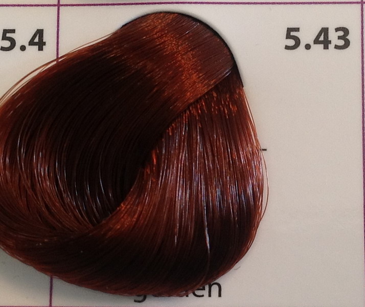 Крем-краска уход для волос 5.43 Светлый шатен медно-золотистый, 100 мл. от магазина HairKiss