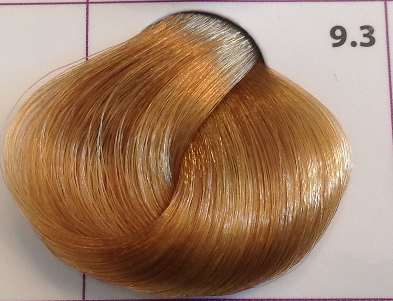 Крем-краска уход для волос 9.3 Блондин золотистый, 100 мл. от магазина HairKiss