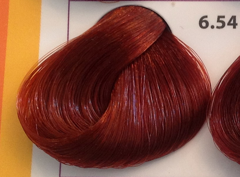 Крем-краска уход для волос 6.54 Темно-русый красно-медный, 100 мл. от магазина HairKiss