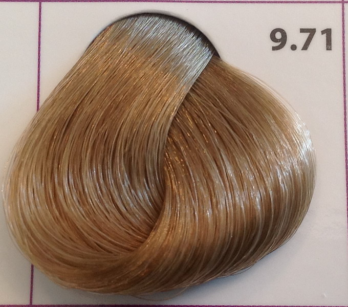 Крем-краска уход для волос 9.71 Блондин холодный, 100 мл. от магазина HairKiss