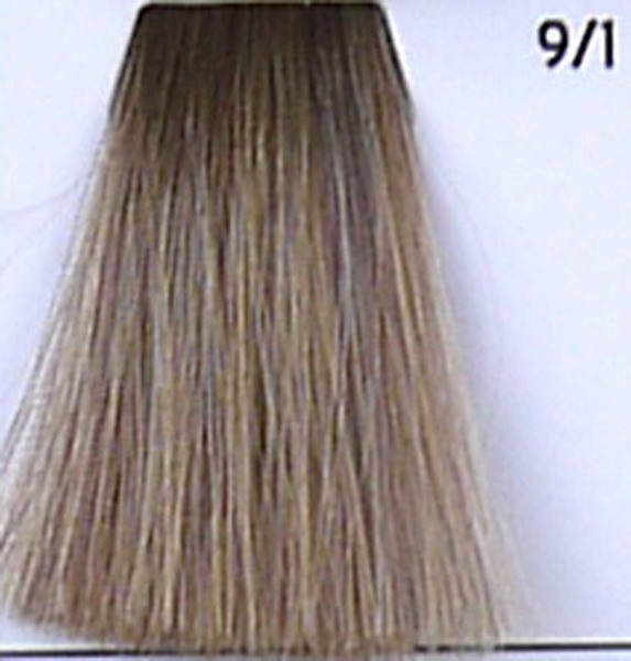 Стойкая крем-краска для волос 9.1 Блондин пепельный, 100 мл. от магазина HairKiss