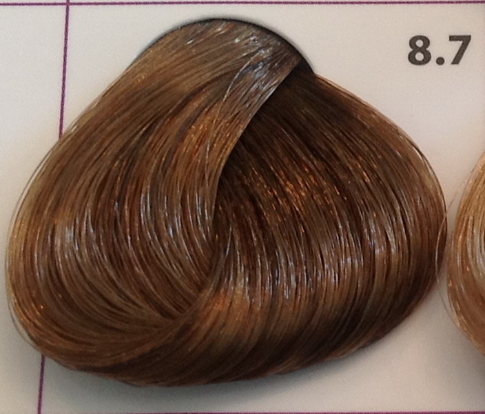 Крем-краска уход для волос 8.7 Светло-русый коричневый, 100 мл. от магазина HairKiss