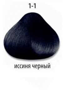 Стойкая крем-краска для волос "Делайт Триумфо" 1-1 иссиня черный, 60 мл. от магазина HairKiss