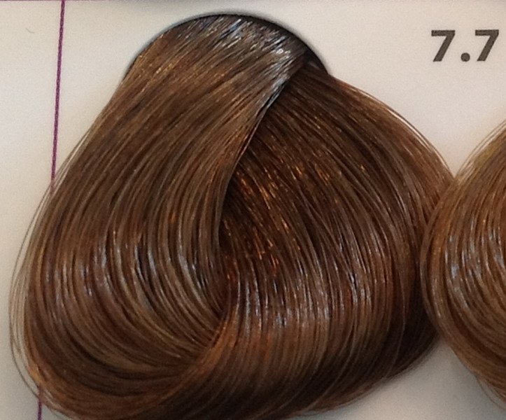 Крем-краска уход для волос 7.7 Средне-русый коричневый, 100 мл. от магазина HairKiss