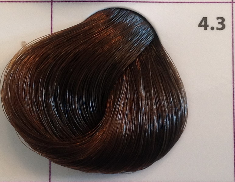 Крем-краска уход для волос 4.3 Шатен золотистый, 100 мл. от магазина HairKiss