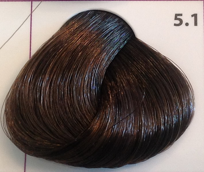 Крем-краска уход для волос 5.1 Светлый шатен пепельный, 100 мл. от магазина HairKiss