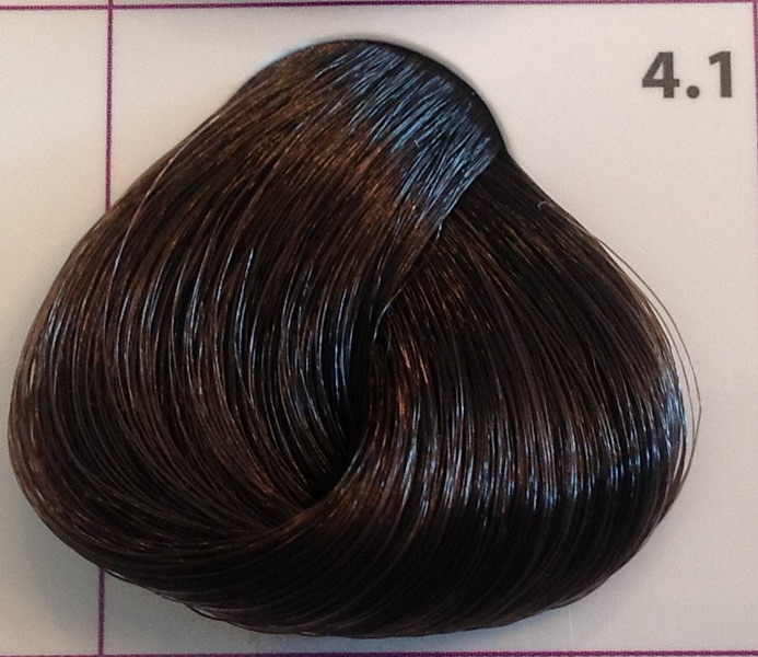Крем-краска уход для волос 4.1 Шатен пепельный, 100 мл. от магазина HairKiss