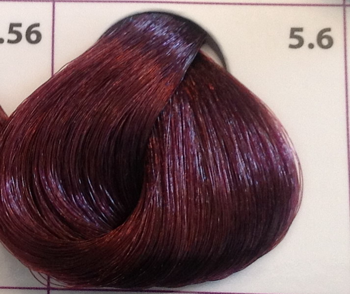 Крем-краска уход для волос 5.6 Светлый шатен фиолетовый, 100 мл. от магазина HairKiss
