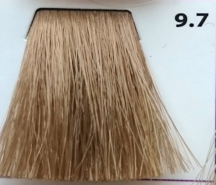 Крем-краска уход для волос 9.7 Блондин натуральный бежевый ,100 мл. от магазина HairKiss
