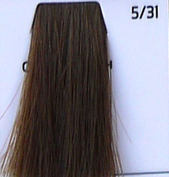Стойкая крем-краска для волос 5.31 Светлый шатен золотисто-пепельный, 100 мл. от магазина HairKiss