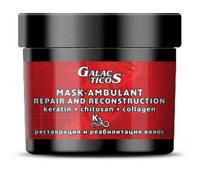 Маска-реаниматор реставрация и реабилитация волос К3: кератин+креатин+коллаген, 400 мл. от магазина HairKiss