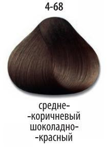 Стойкая крем-краска для волос "Делайт Триумфо" 4-68 средний коричневый шоколадный красный, 60 мл. от магазина HairKiss