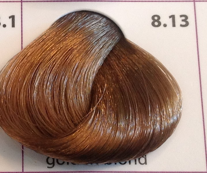 Крем-краска уход для волос 8.13 Светло-русый пепельно-золотистый, 100 мл. от магазина HairKiss