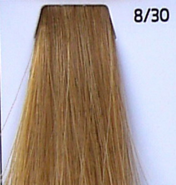 Стойкая крем-краска для волос 8.30 Светло-русый интенсивный золотистый, 100 мл. от магазина HairKiss