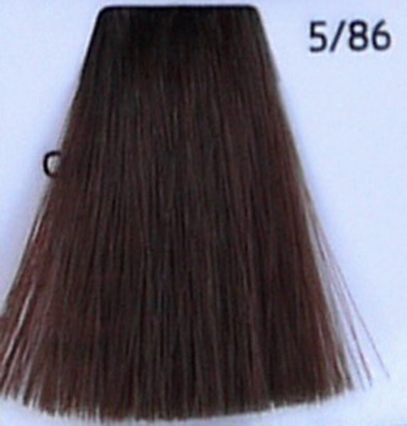 Стойкая крем-краска для волос 5.86 Светлый шатен махагон перламутровый, 100 мл. от магазина HairKiss