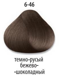 Стойкая крем-краска для волос "Делайт Триумфо" 6-46 темный русый бежевый шоколадный, 60 мл. от магазина HairKiss