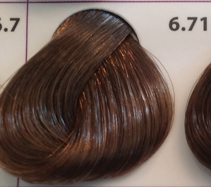 Крем-краска уход для волос 6.71 Темно-русый холодный, 100 мл. от магазина HairKiss