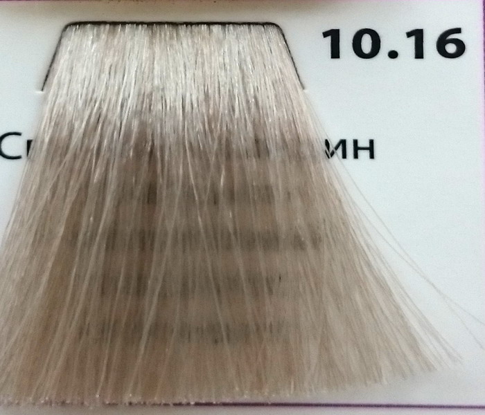 Крем-краска уход для волос 10.16 Светлый блондин пепельно-фиолетовый ,100 мл. от магазина HairKiss