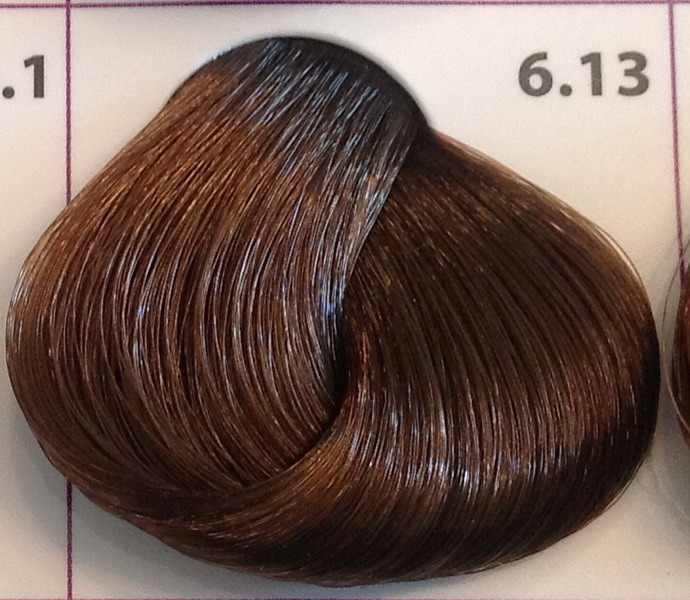 Крем-краска уход для волос 6.13 Темно-русый пепельно-золотистый, 100 мл. от магазина HairKiss