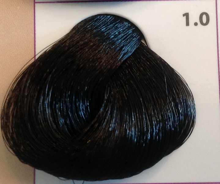 Крем-краска уход для волос 1.0 Черный, 100 мл. от магазина HairKiss