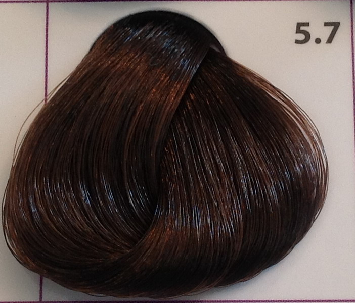 Крем-краска уход для волос 5.7 Светлый шатен коричневый, 100 мл. от магазина HairKiss