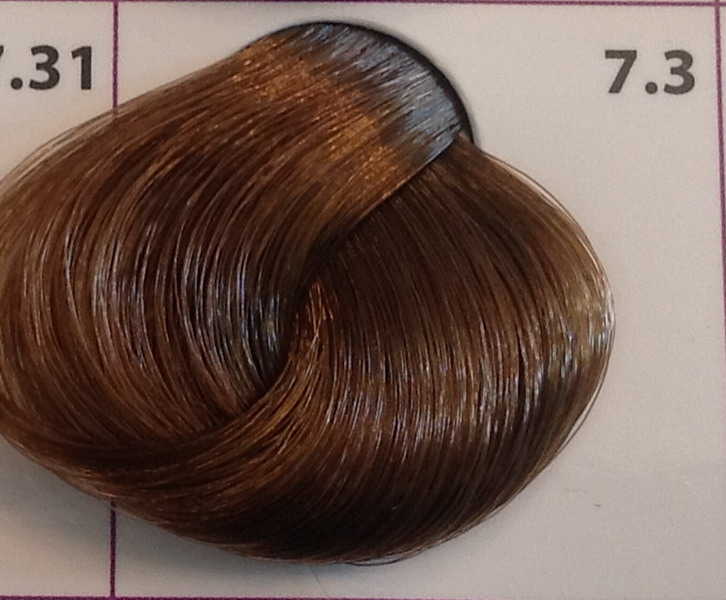 Крем-краска уход для волос 7.3 Средне-русый золотистый, 100 мл. от магазина HairKiss