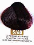 Масло для окрашивания волос без аммиака 5/68 светло-каштановый красный махагон, 50мл. от магазина HairKiss