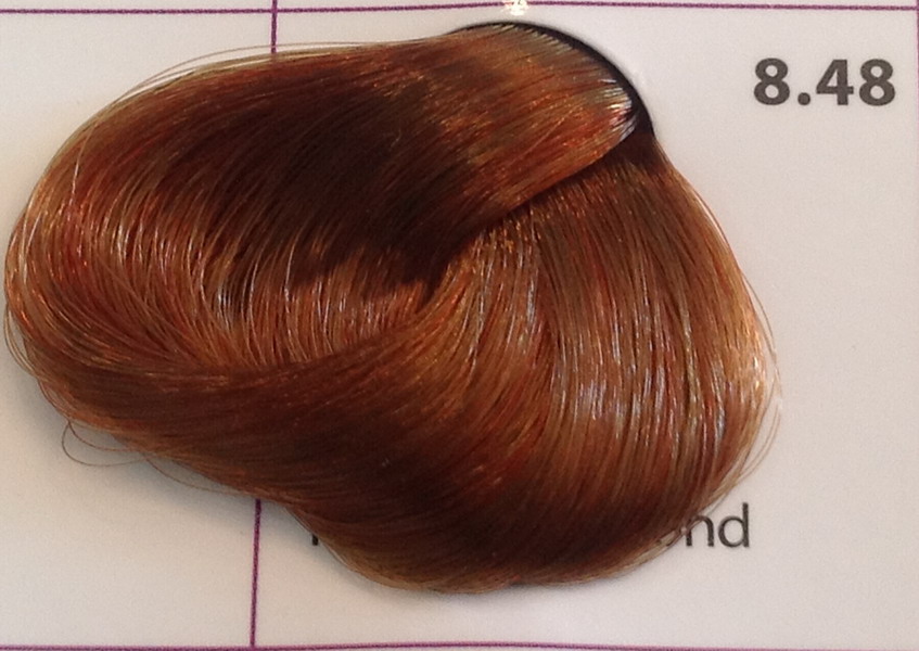 Крем-краска уход для волос 8.48 Светло-русый медно-махагоновый, 100 мл. от магазина HairKiss
