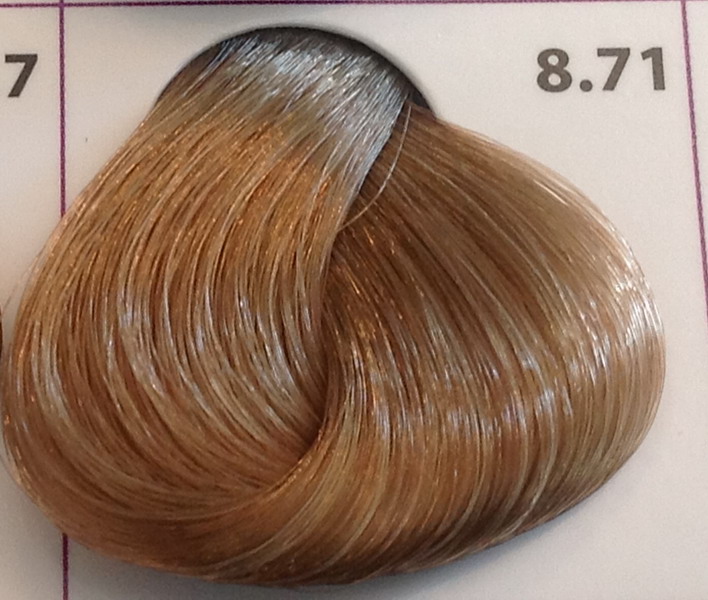 Крем-краска уход для волос 8.71 Светло-русый холодный, 100 мл. от магазина HairKiss