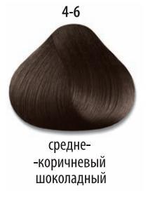 Стойкая крем-краска для волос "Делайт Триумфо" 4-6 средний коричневый шоколадный, 60 мл. от магазина HairKiss