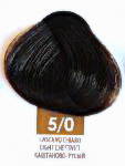Масло для окрашивания волос без аммиака 5/0 каштаново-русый, 50мл. от магазина HairKiss