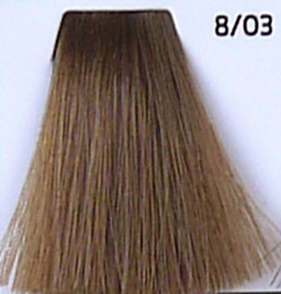 Стойкая крем-краска для волос 8.03 Светло-русый золотистый, 100 мл. от магазина HairKiss