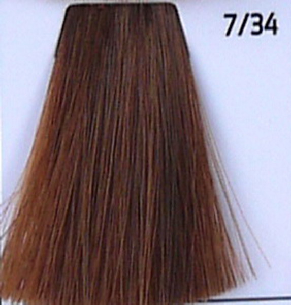 Стойкая крем-краска для волос 7.34 Русый медно-золотистый, 100 мл. от магазина HairKiss