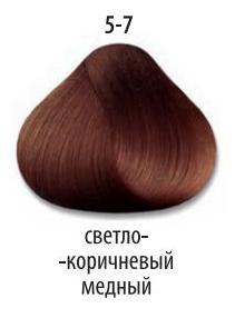 Стойкая крем-краска для волос "Делайт Триумфо" 5-7 светлый коричневый медный, 60 мл. от магазина HairKiss