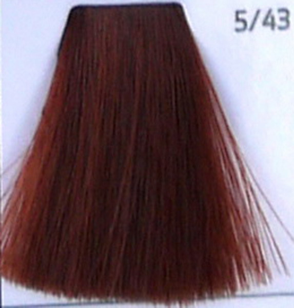Стойкая крем-краска для волос 5.43 Светлый шатен медно-золотистый, 100 мл. от магазина HairKiss