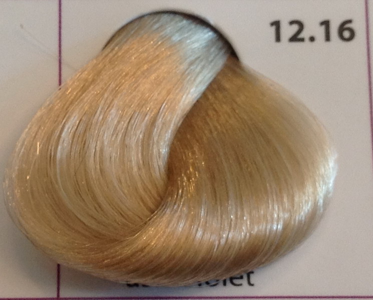 Крем-краска уход для волос 12.16 Блондин пепельно-фиолетовый, 100 мл. от магазина HairKiss