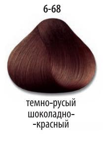 Стойкая крем-краска для волос "Делайт Триумфо" 6-68 темный русый шоколадный красный, 60 мл. от магазина HairKiss