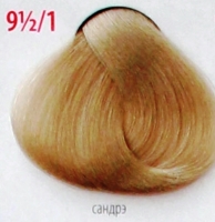Крем-краска для волос с витамином С , кашемиром и алоэ вера 9,5/1 блондин сандре, 100мл. от магазина HairKiss